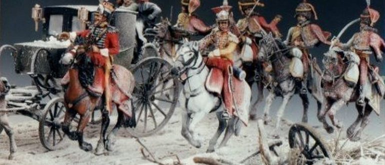 LA BERLINA DELL’IMPERATORE – DIORAMA – Sezione Storica Napoleonica – G. Centanni